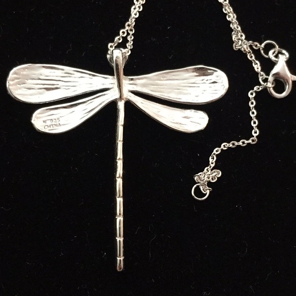 Sterling Silver Dragonfly Necklace - Picture 5 of 8